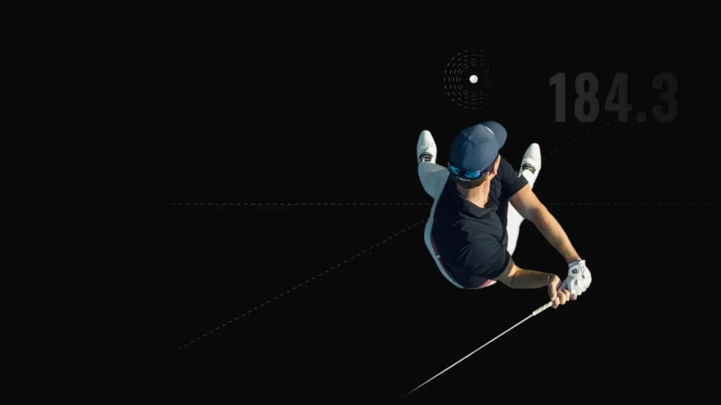 TrackMan iO — takmonterad launch monitor